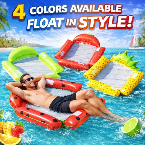 Inflatable pool hammock float - inflatable,