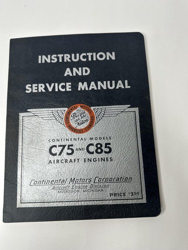 Continental motors instruction - continental,