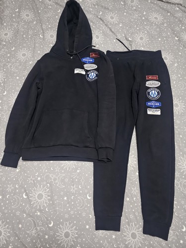 Mens mercier black tracksuit - mens,