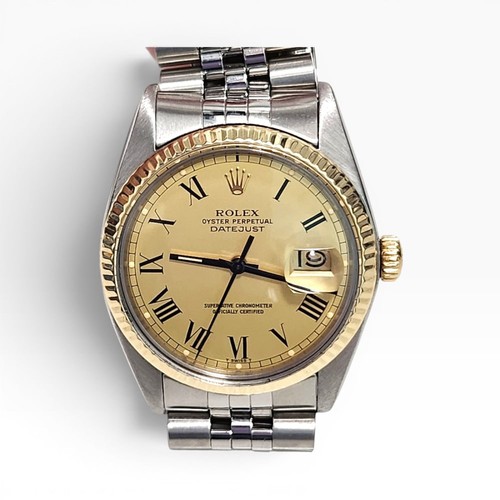 Rolex datejust two tone - rolex,