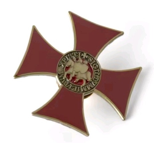 Knights templar cross badge
