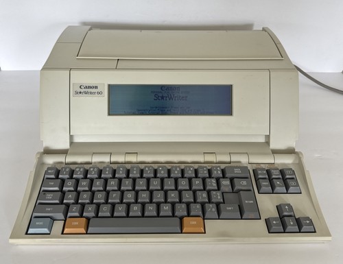 Canon starwriter word - starwriter,