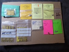 Small lot assorted 4mm brass cast metal steam parts Craftsman Mainly Trains