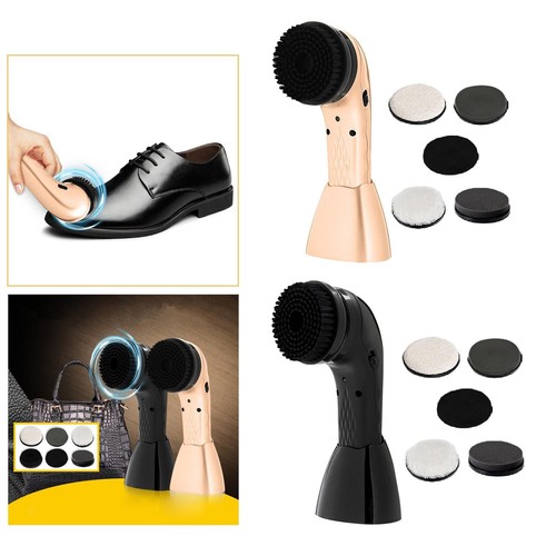 Electric shoe polisher brush - shoe,