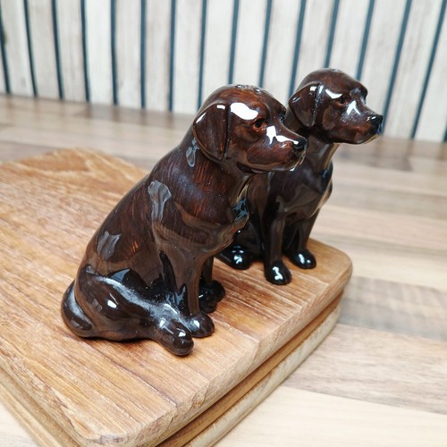Quail ceramics brown labrador - brown,