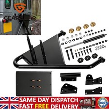 FITS DEFENDER SWING AWAY SPARE WHEEL CARRIER REAR 90 110 SERIES UP TO 2016 BLACK