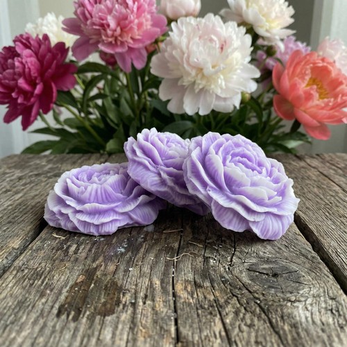 Goat milk soap flower - milk, flower-berry