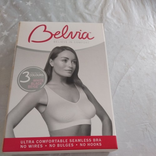 Belvia bra medium - bra, beige