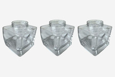 Square glass jars 314ml - 3x,