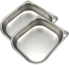 2x CAT MATE STAINLESS STEEL