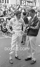 JO SIFFERT & ROB WALKER GRID 1969 MONACO GP F1 PHOTOGRAPH 30X20CM 12X8" XL