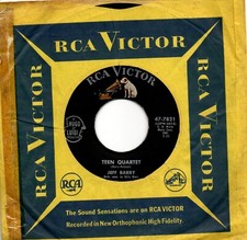 Jeff Barry:All you need is a quarter/Teen quartet:US RCA Victor:1960