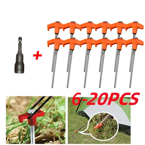 Screw tent pegs - 6-40,