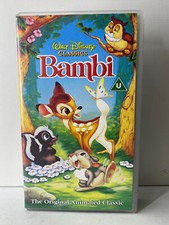 Walt Disney's Bambi On VHS