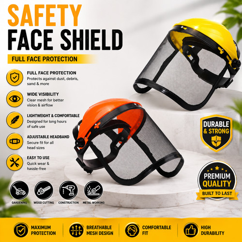 Face mask shield mesh safety - &,