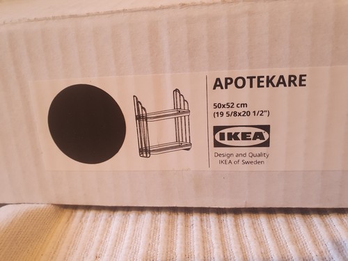 Ikea apotekare black - black, metal