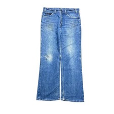 Levi's 517 0217 jeans W32 L31 Vintage 80s Made In USA Orange Tab Blue Denim