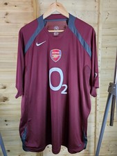 Rare Original Arsenal Redcurrant 2005/2006 Training Shirt XXL NIKE VGC