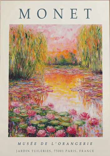 Large size claude monet - large,