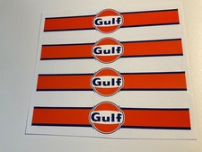 4x GULF  Pre-Cut Decals - Size