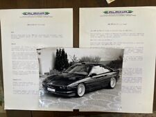 BMW Alpina B12 promotional literature 1989 (Based on 850i)