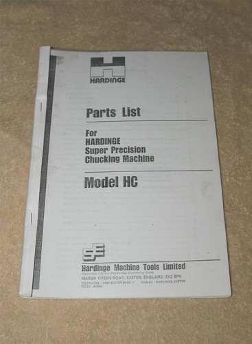 Hardinge precision lathe - hardinge,
