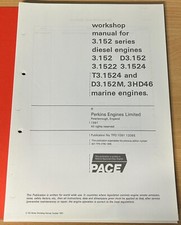 Perkins 3.152, DIESEL D3.152, 3.1522, 31524, T3.1524, D3.152M, 3HD46 MARINE