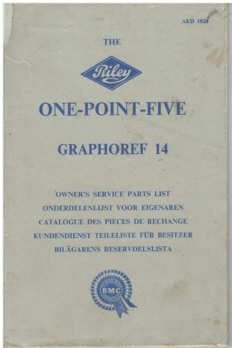 Riley one point five - point, saloon