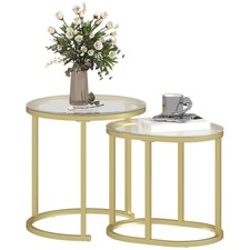 HOMCOM 2 Pcs Modern Coffee