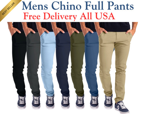 Mens chino pants slim fit - pants,