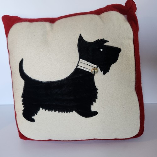 Scottie dog throw pillow - scottie,