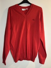 Lacoste sweater size US S red