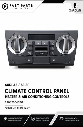 Audi climate heater - s3, 8p