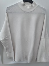 White ribbed high neck - tu,