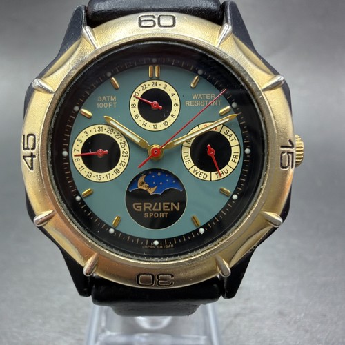 Gruen watch men 35mm green - gruen,