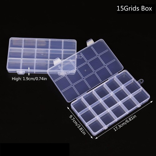 Compartments plastic box case - plastic,