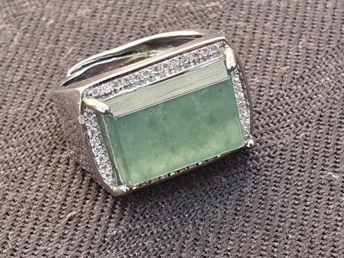10g jade jadeite 925 silver - 5.10g, jade/jadeite.