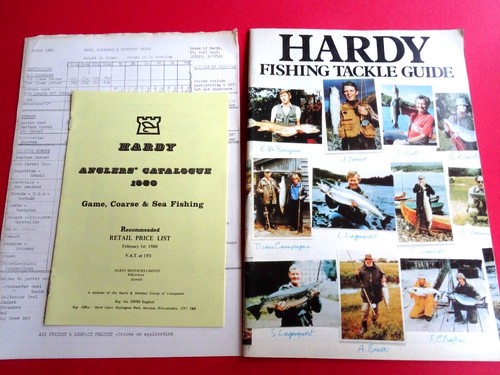 Vintage hardy anglers guide - a,