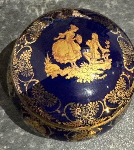 Limoges cobalt blue - limoges, (france)