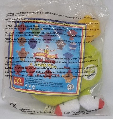 Mcdonalds happy meal - meal, 2001
