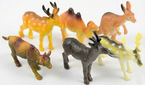 Plastic deer kangaroo - plastic, camel