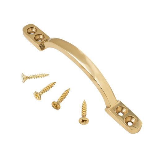 Solid brass sash window dee - solid,