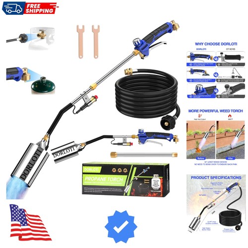 Propane torch weed burner kit - torch,