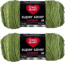 Red Heart Yarn, Acrylic, Green