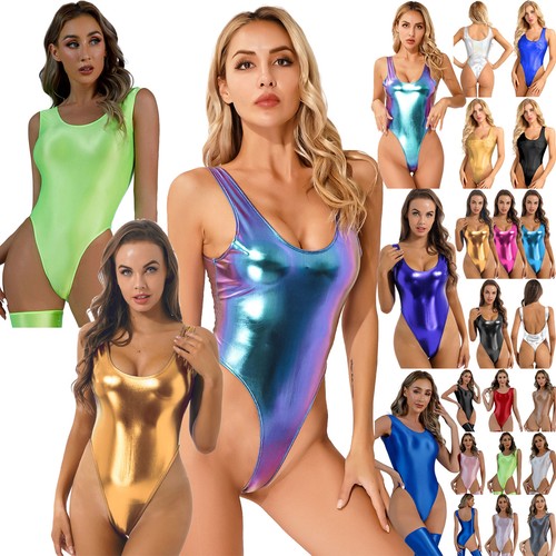 Womens metallic bodysuit - metallic,