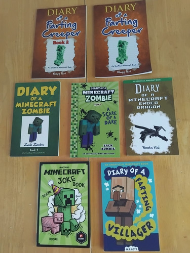 Minecraft book set - minecraft,