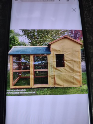 Balmoral rabbit hutch - rabbit,