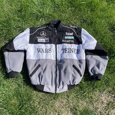Vintage Children’s Mercedes McLaren F1 Racing Bomber Jacket - RARE 1990S - XL