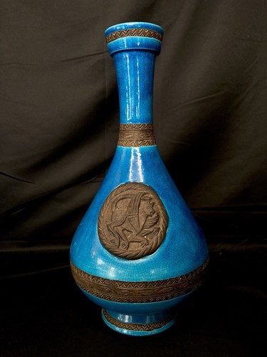 Vintage ceramic vase - vase, signed