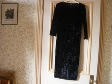 Topshop Black Crushed Velvet